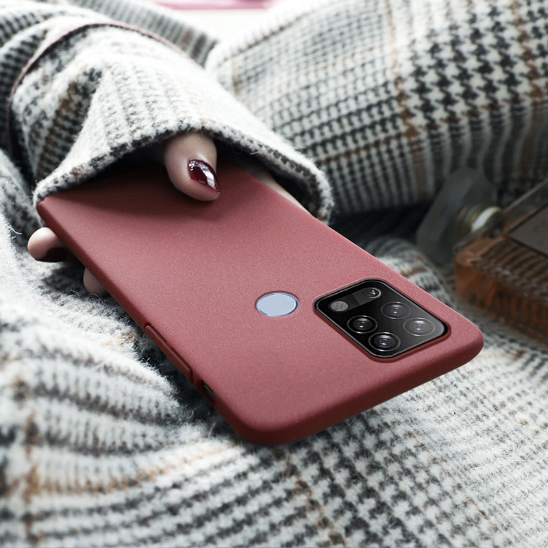 Tokifu For Tecno Pova LD7 Back Cover Matte Simple Solid Color Soft Silicone TPU Case. 