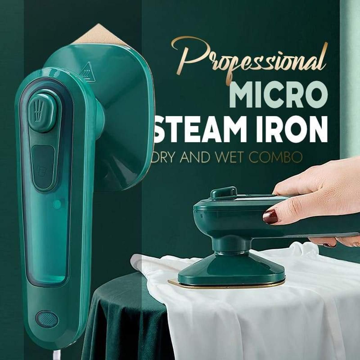 MAYTTO Mini Iron Professional Micro Steam Convenient Handheld Household Iron Portable Wet Dry Ironing