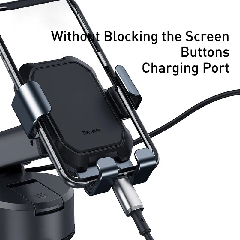 Baseus Gravity Car Phone Holder Adjustable Auto Support With Suction Base for iPhone Xiaomi Mobilephone Car Phone Mount Stand. 