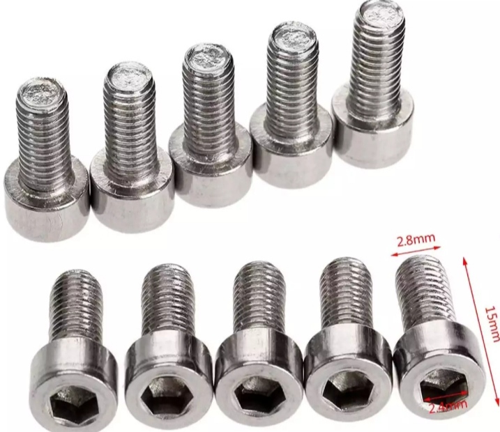 Bicycle Disk screw Nuts Bolts cycle Disk Nut (6pcs) bicycle accessories. 