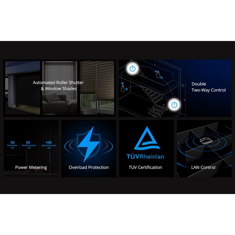 SONOFF Dual R3 Smart Wifi Switch 2 Gang Voice Control Via Alexa Home. 