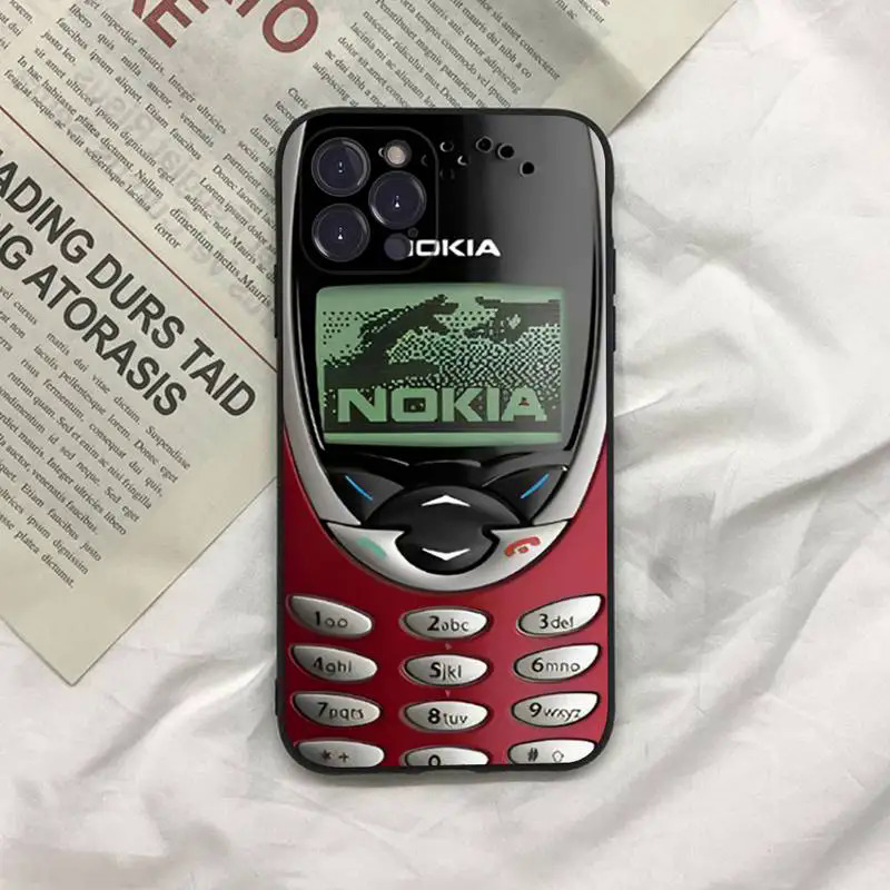 Retro Old Nostalgia N-nokia Phone Case For iPhone 14 11 12 13 Mini Pro XS Max Cover 6 7 8 Plus X XR SE 2020 Funda Shell. 