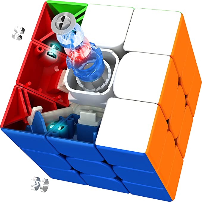 【Yurui】RS3M 2021 3x3 Speed Cube, moyu RS3M Maglev Professional 3x3 Stickerless Speed Cube