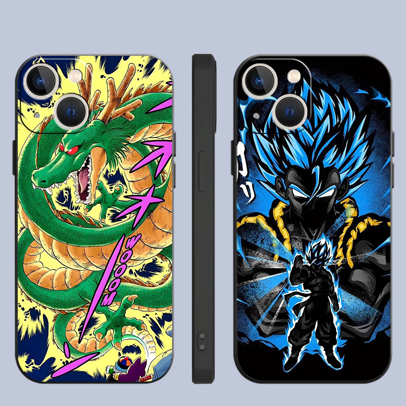 Case For Apple iPhone 15 11 13 14 Pro Max 7 8 Plus X XS XR SE 6relax 6S Back Cover 7+ 8+ Black Soft Phone Cases V-Vegeta Hero Anime.