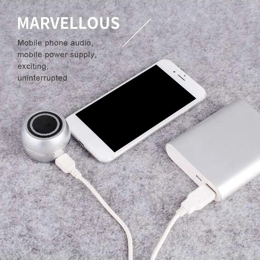 3.5mm Aux Audio Jack Mini Speakers Wireless Powerful External Speaker Portable 3D Surround Phone Speaker For Phone Tablet. 