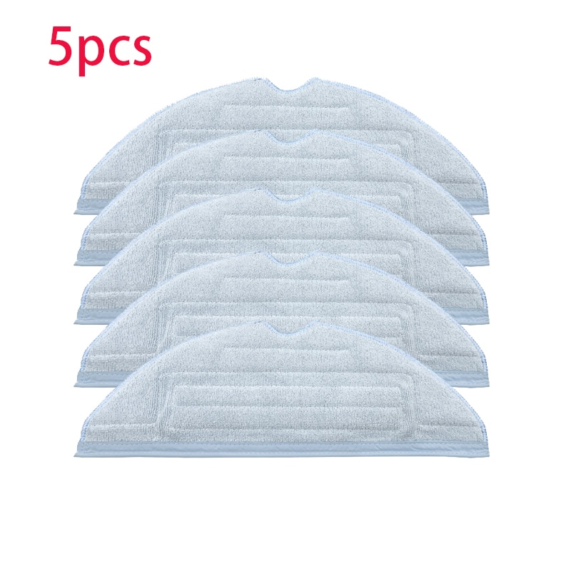 Microfiber Pro-Clean Mopping Cloths Side Brush for XiaoRoborock T7 T7S T7plus T7Splus S7 and S7Max S70 S75 Parts-as tpicture. 