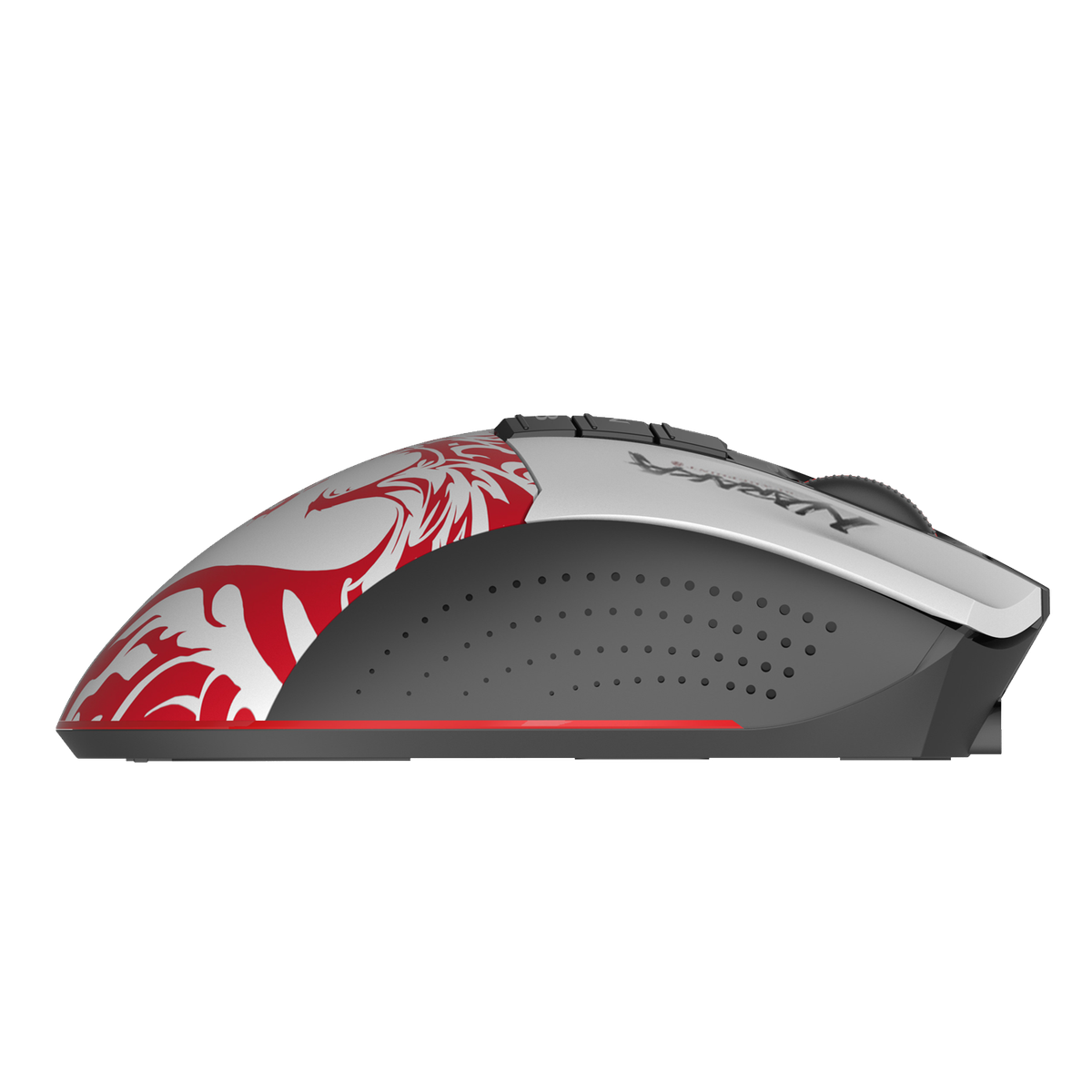 A4tech Bloody R90 Plus Naraka Edition 2.4GHz Wireless Gaming Mouse - 5-Level 5000 CPI - 60 Hours Playtime - Rechargeable Lithium Battery. 