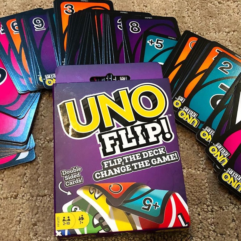 Uno Flip Card Game English version Cards Game. 