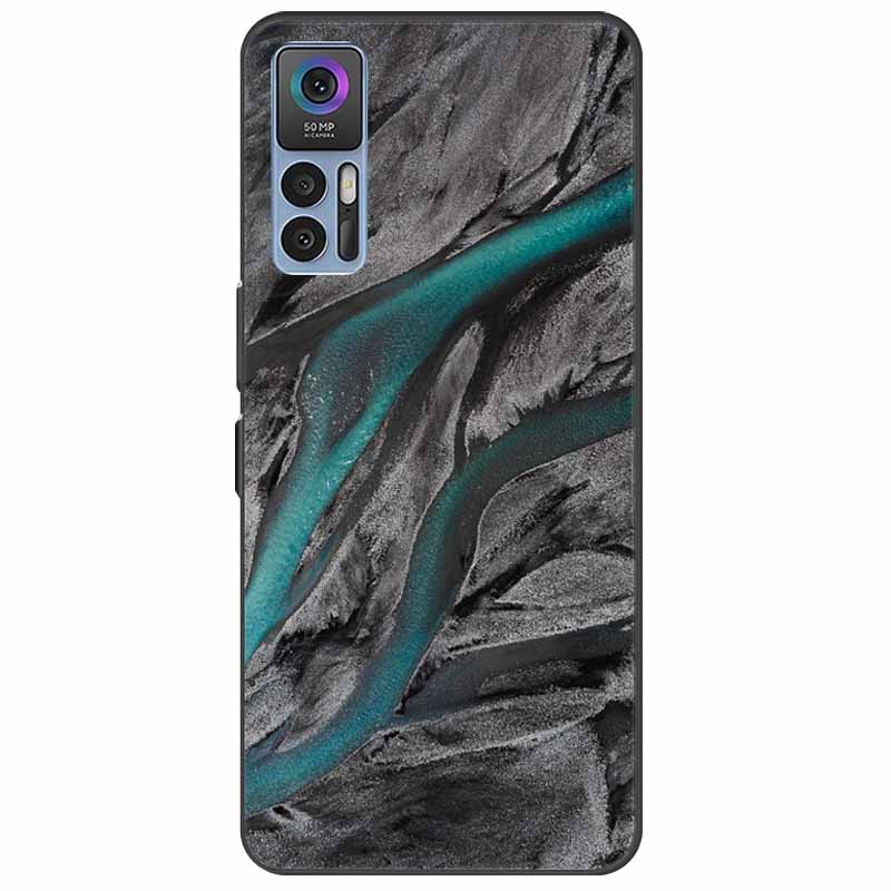 Case For TCL 30 Plus Cover 30+ Marble Silicone Soft TPU Back Cases for TCL 30 5G Case TCL30 T676H Coque T676K T676J Capa Fashion. 