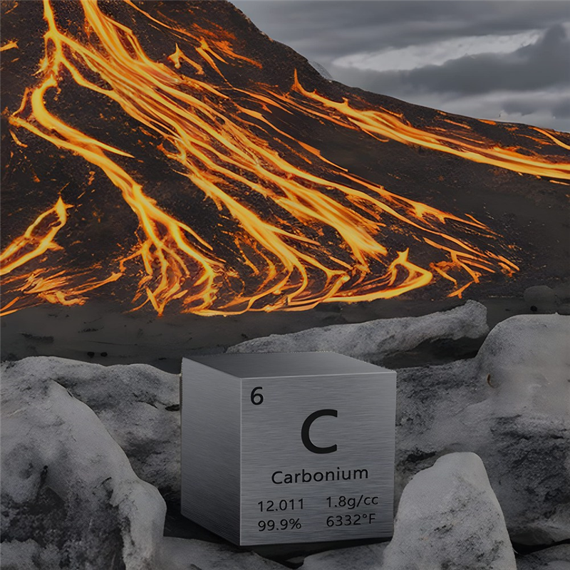 1 Inch Block Metal, High Density Elements Block Pure Metal, for Elements Collections Lab Experiment Material,C. 