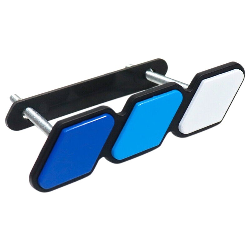 【Xiaofeng】for Toyota Sequoia Highlander Front Grille Badge Tri-Color Emblem Badge with Mounting. 