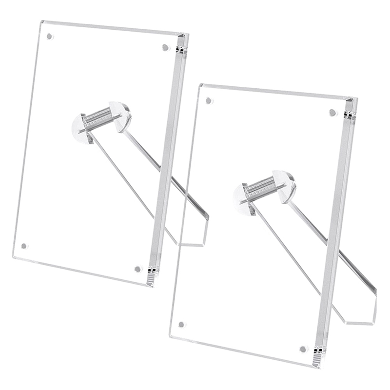 Acrylic Frame Transparent Frame Acrylic Transparent Frame with Bracket Frame Acrylic Frameless Transparent Cube Floating Gift. 