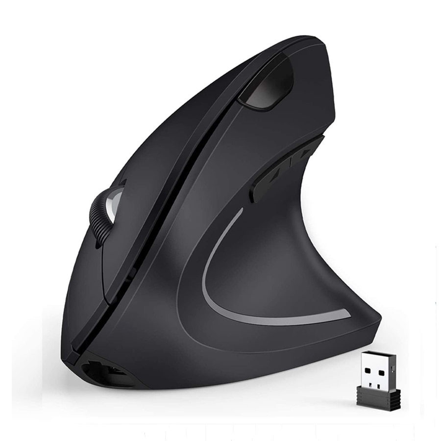 Jelly Comb Bluetooth Ergonomic Mouse Rechargeable 2.4G Wireless Vertical Mouse Optical Mice With 3 Adjustable DPI For Laptop