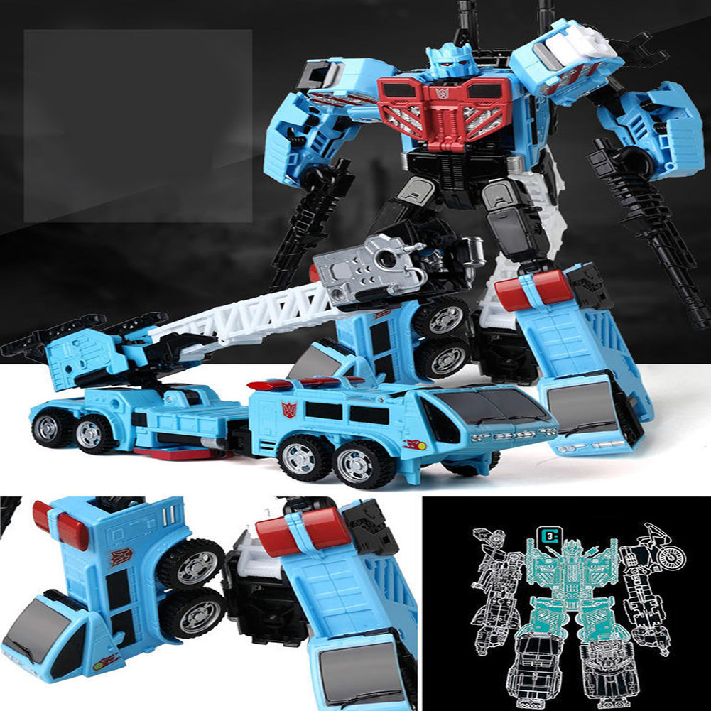 GC 5 In 1 Robots Car Transformation Toys Anime Action Figure KO G1 Robot Combination Robot Model For Kids. 