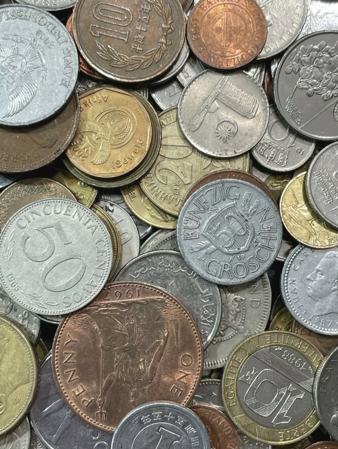 Different types of country coin (Choose fevorite your coin)
