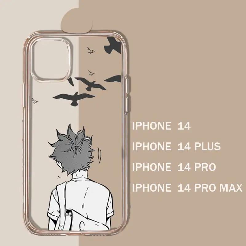 plusro maxe 11 1 iphonu Oya Haikyu volleyball anime phone case transparent soft for 3 12 14 15 p mini. 