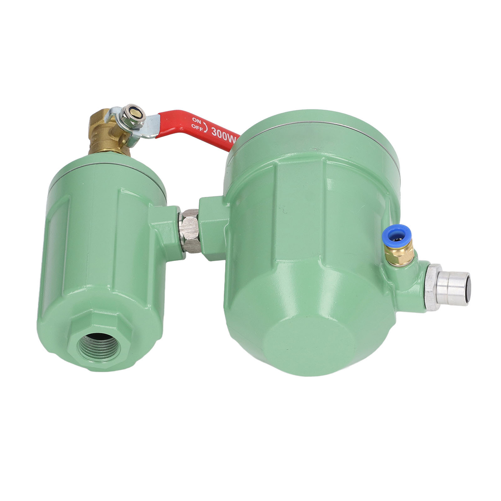 Air Compressor Tank End Drain Valve Inlet G1/2in Convenient Outlet G1/4in Eco Friendly Automatic Water Trap Separator with Mounting Tube for Factory. 