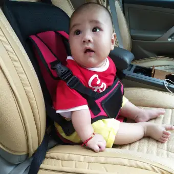 baby car cushion seat with safety belt