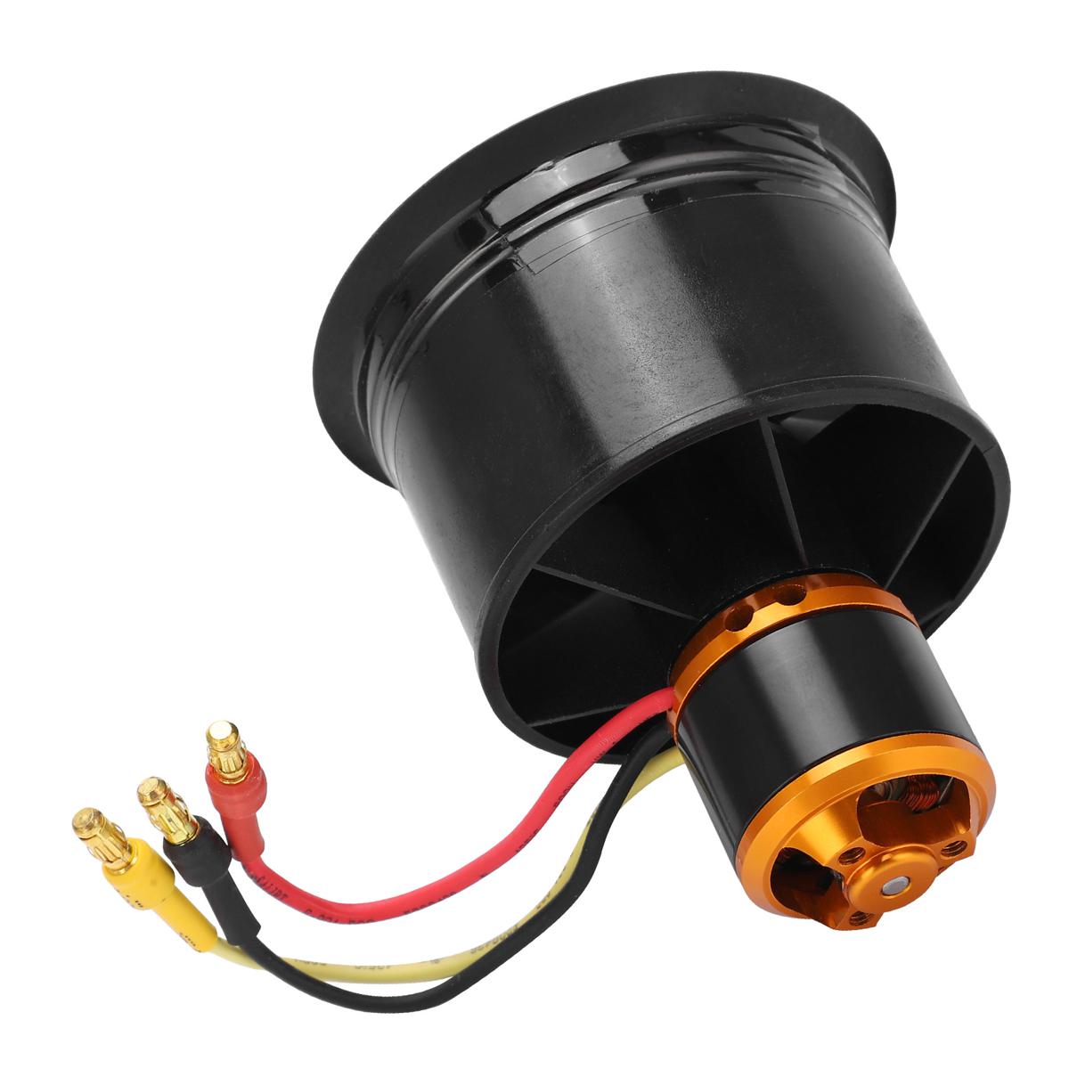 QX‑Motor 50mm 2611‑4600KV Brushless Motor EDF Ducted Fan Set for RC Airplane