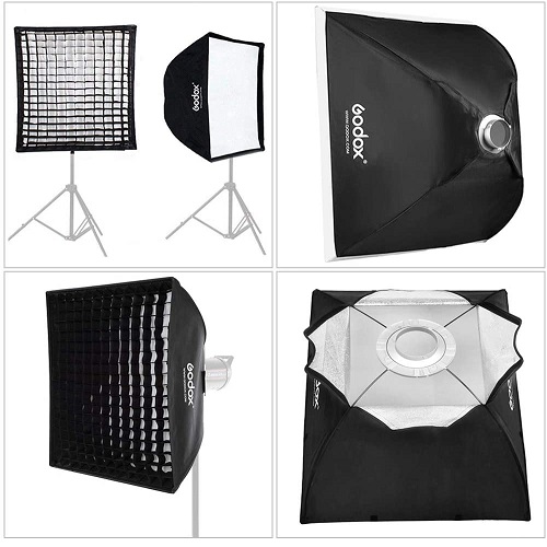 Godox SB-BW 60*60cm Bowens Mount Softbox For Studio Strobe & LED Video Lights. 