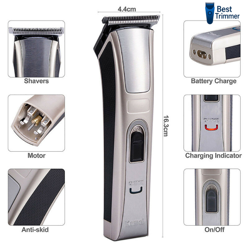Kemei Km 5017 Rechargeable Hair And Beard Clipper Trimor For Men. 