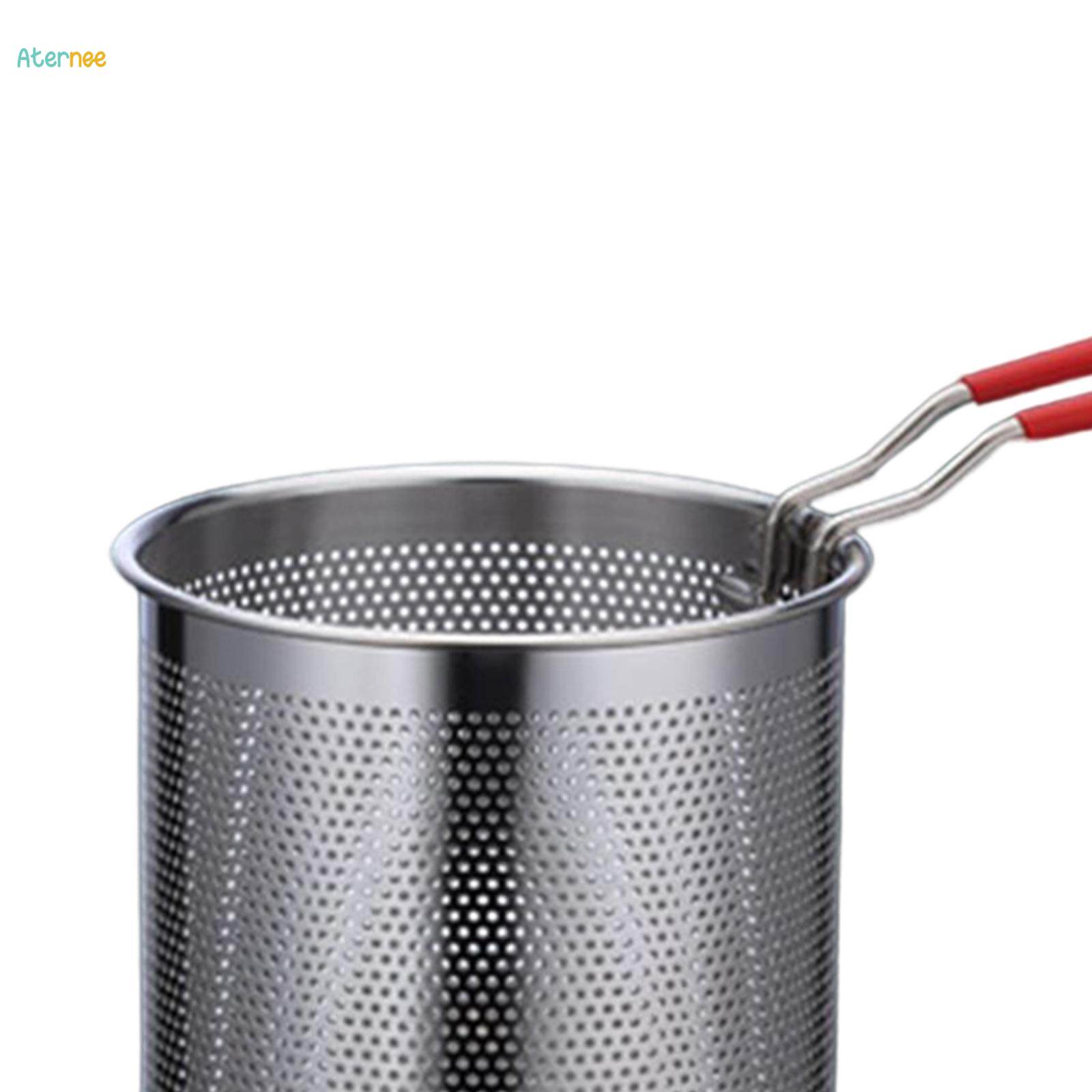 Stainless Steel Deep Fryer Pot ,Small Fryer Pan, Olecranon Type Diversion Port Pot Deep Fry. 