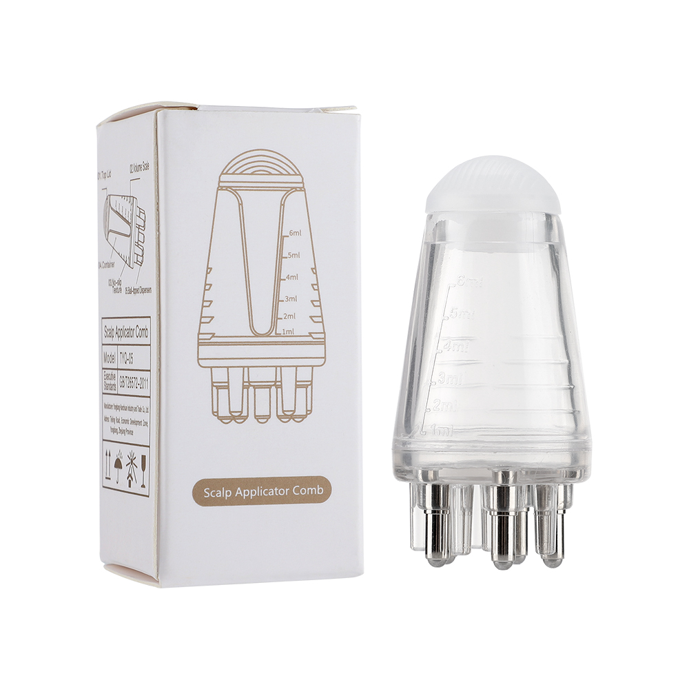 Scalp Applicator Liquid Comb Portable Mini Massage Comb Essential Oil Liquid Guiding Massager Anti Hair Loss Scalp Care Tools oil Applicator. 