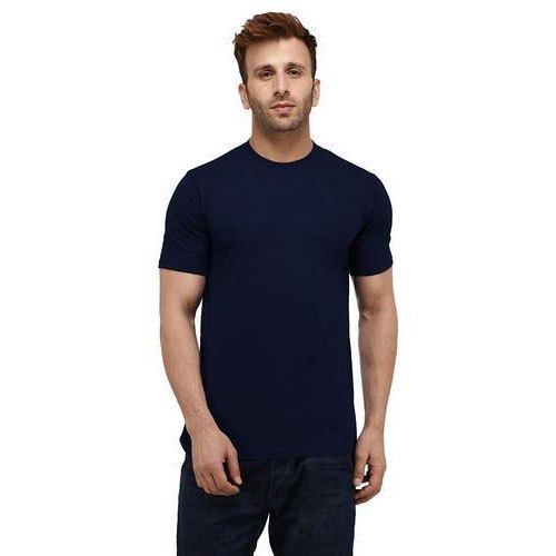 navy blue half sleeve shirt