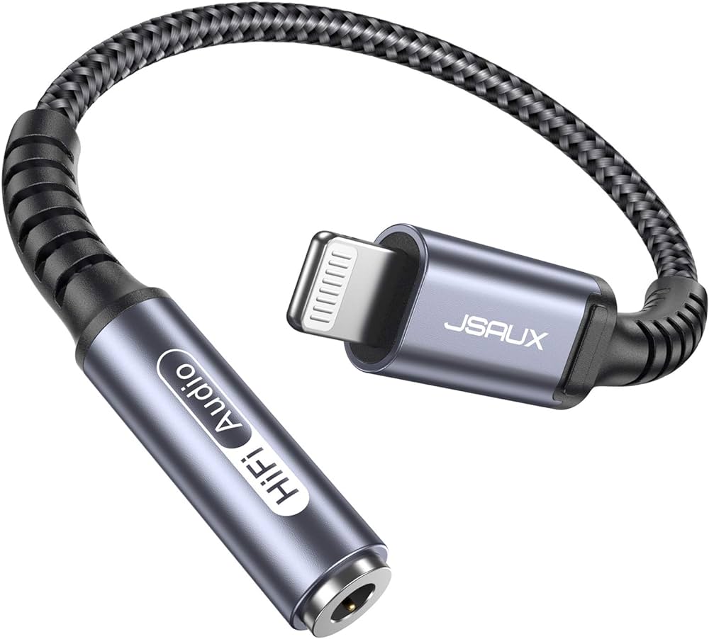 JSAUX Lightning to 3.5mm Adapter. 