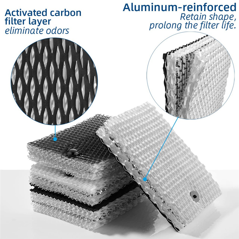 HWF100 Humidifier Wick Filter E Spare Parts for Holmes HWF100-UC3 Bionaire BWF100 Humidifiers - 4 Pack. 