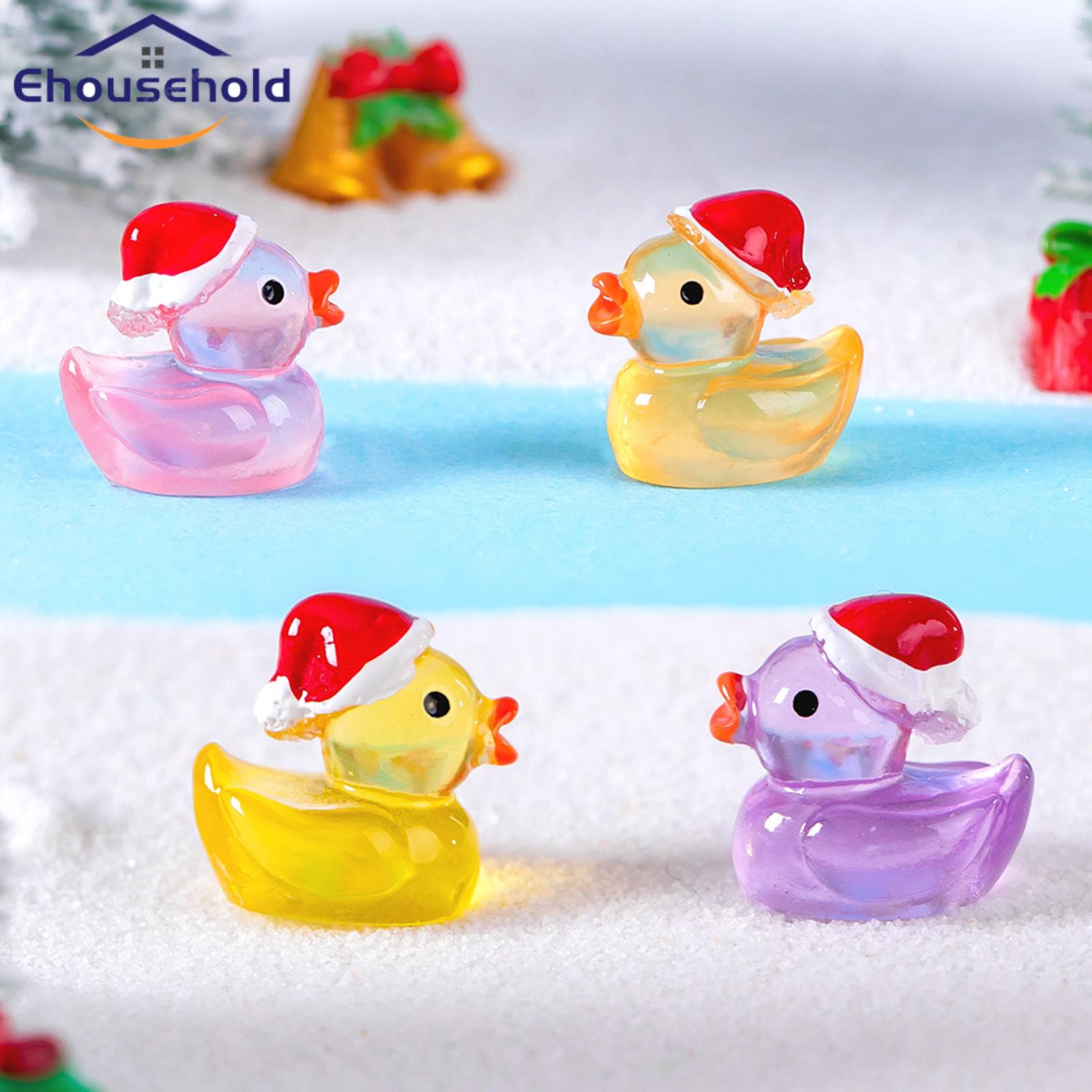 Holiday Home Decor Ducks Adorable Glow in t Dark Duck Christ Ornamentni Resin Lacape Creation for X Decor Soutast Asian Buyers' Favorite Christ Duck Ornaments. 