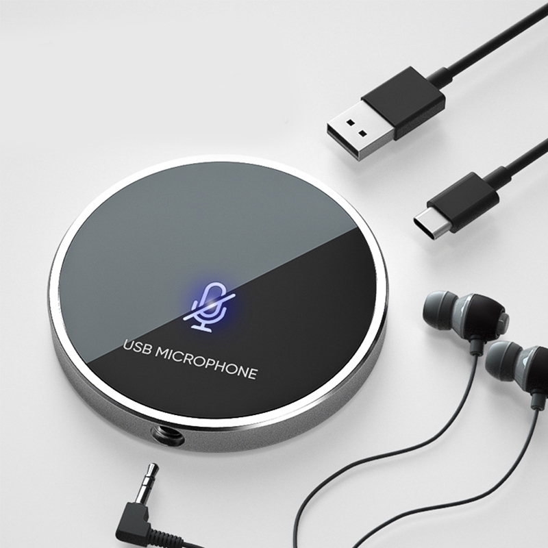 USB Conference Microphone Computer Microphone for Home Office. 