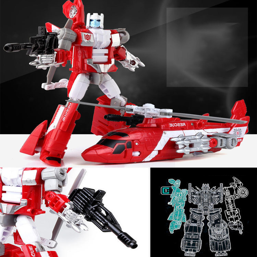 GC 5 In 1 Robots Car Transformation Toys Anime Action Figure KO G1 Robot Combination Robot Model For Kids. 