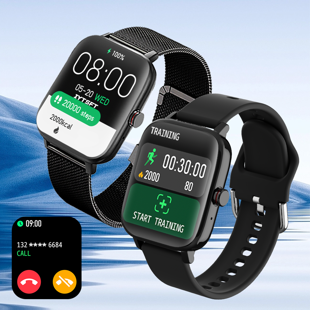Smart Watch i13 Touch Screen Smart Bluetooth Call Message Push Heart Rate Sleep Monitor IP68 Waterproof Fitness Sports Watch