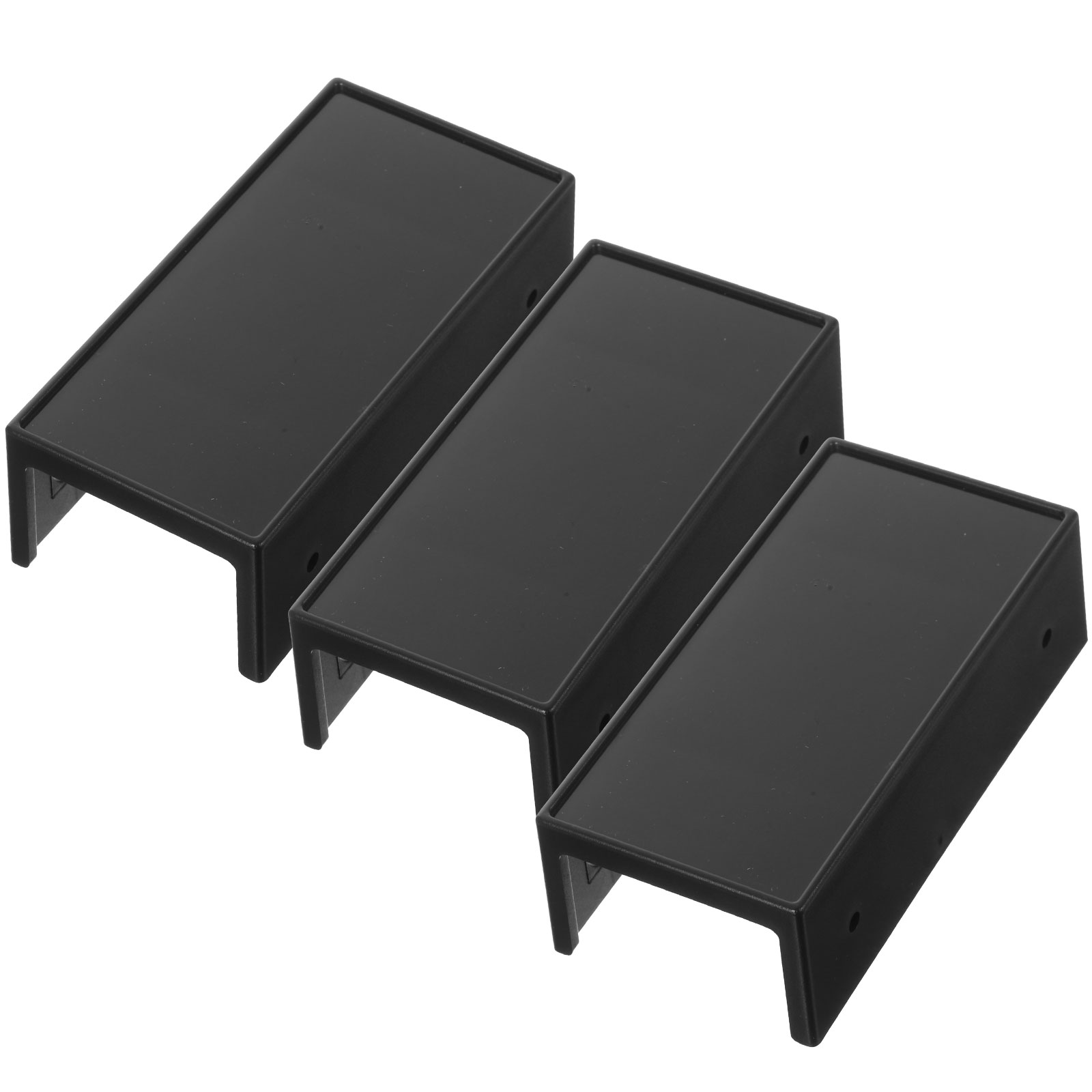 Under Desk Laptop Stand Keyboard Router Wall Mount Bracket (Black) Shelf for Laptops Accessories Computer Holder. 