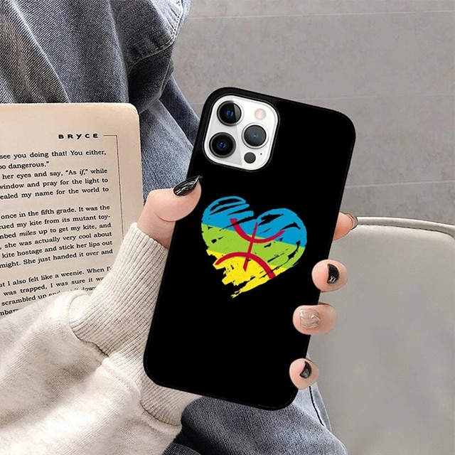 Amazigh Berber Flag Phone Case For iPhone 15 14 13 12 Mini 11 Pro Max SE 2020 6S 7 8 Plus X XS Max XR Cover Shell coque. 