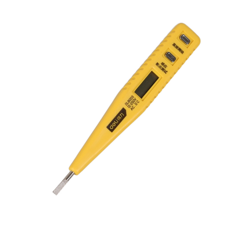 Deli Digital Display Induction Breakpoint Test Multi functional Electrical Verification Pen DL8003. 
