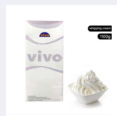 Vivo Whipping Cream -1100 gm(non-frozen)
