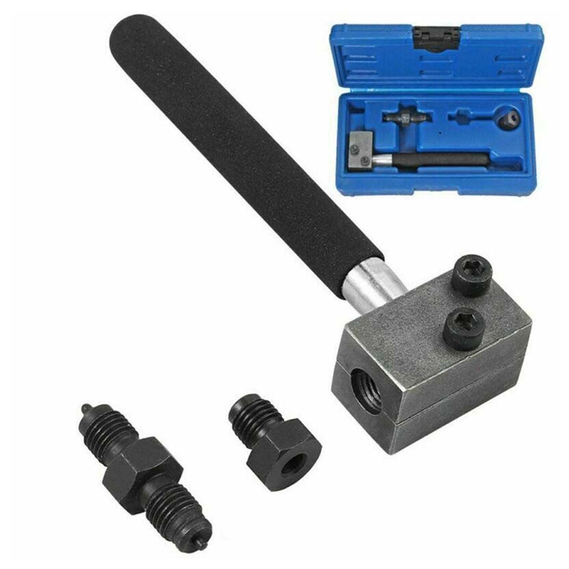 ZOROOM Brake Line Flaring Tool Automotive Brake Line Double Flaring Tool 4.75Mm F Flaring Tool Brake Tube Reamer