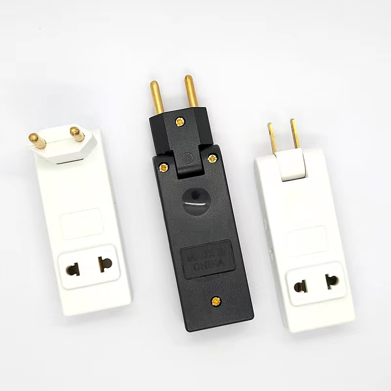 3 in 1 Mutli Plug Travel Adapter Socket (3 Power Socket) High Power EU Bangladesh Standard 180° Rotating Coverter Socket AC Adapter. 