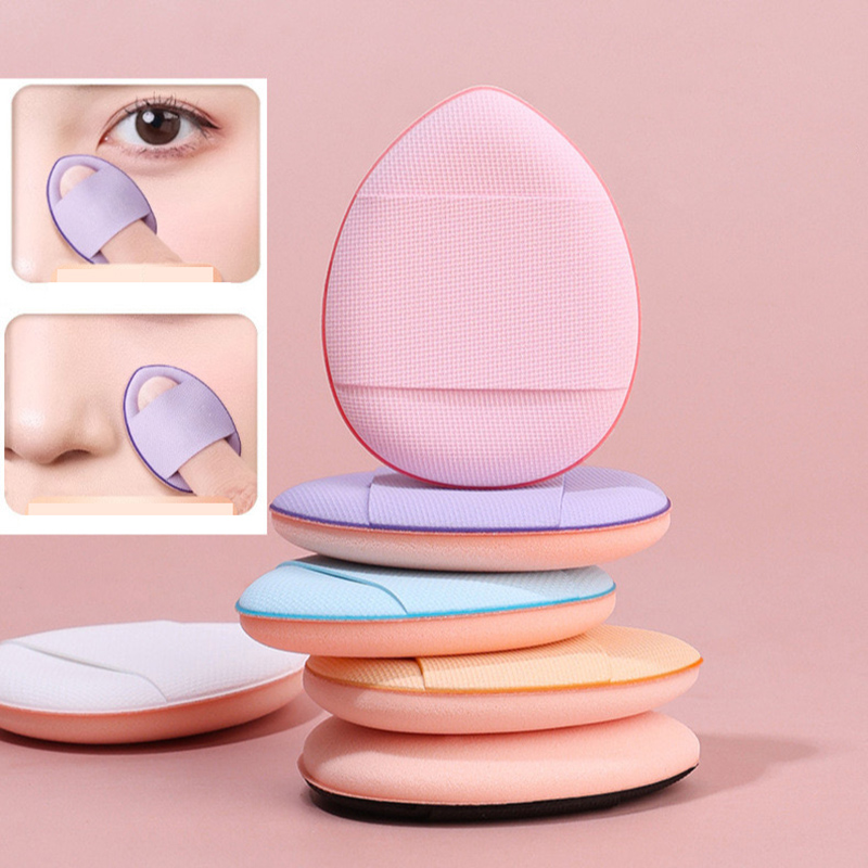 3 /5 /10 Pc Mini Size Finger Shape Air Cushion Soft Sponge Cosmetic Puff Foundation Makeup Blender Under.