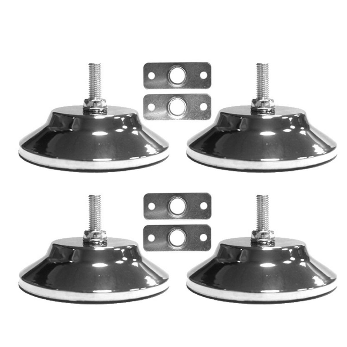 4 PCS Billiard/Pool Table Leg Levelers 5 Inch Metal Game Table Leg Levelers Heavy Duty Leveling Feets for Pool Table