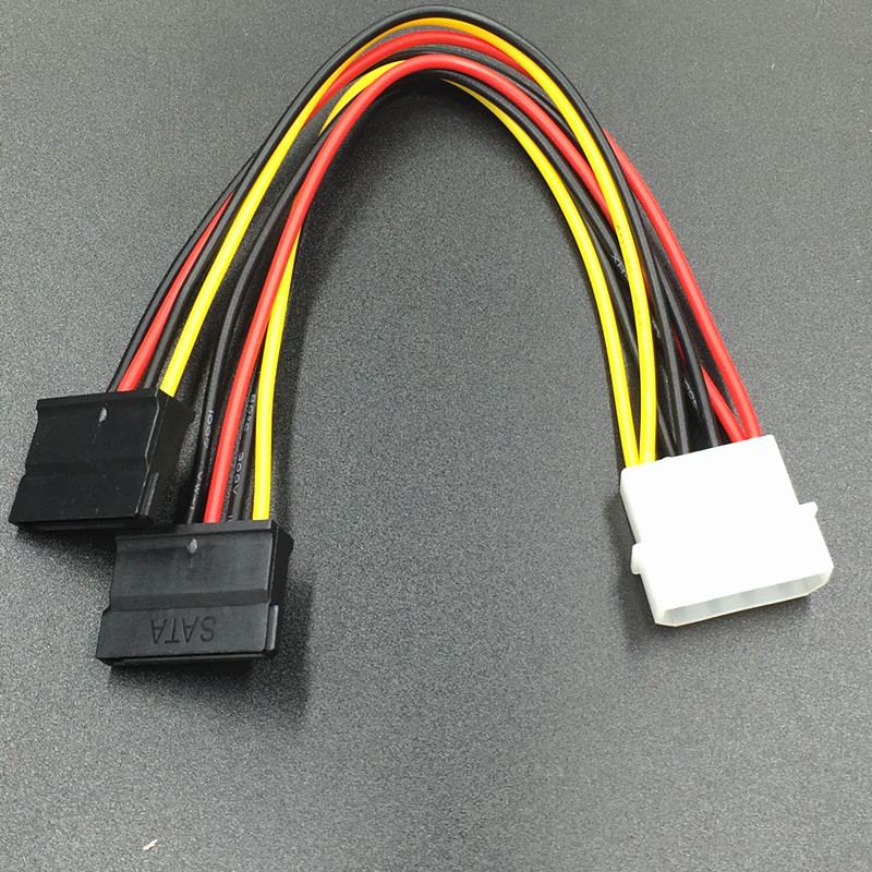 SATA Serial Cable Type D 4-pin Sata Power Cable, Suitable for Computers. 
