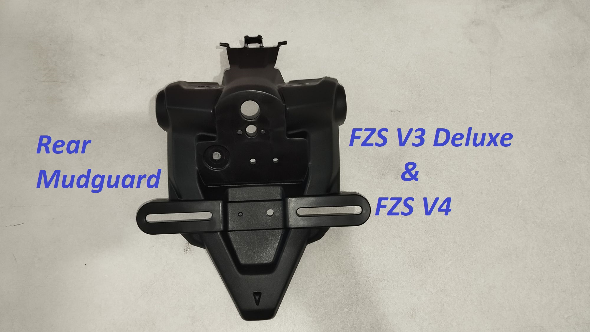 Rear Fender or Rear Mudguard Mud Protector for Yamaha FZS V3 Deluxe & FZS V4 Bike