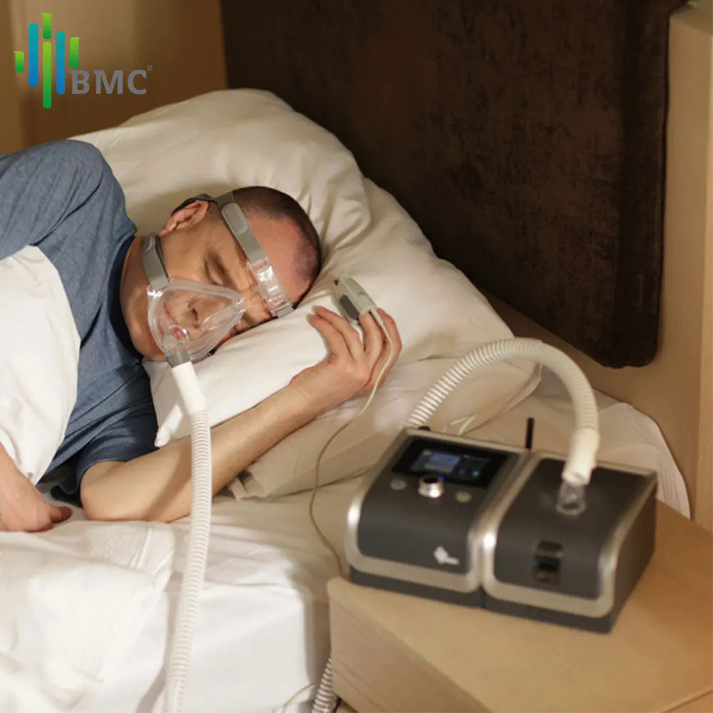 BMC E-20A Auto CPAP Machine APAP Sleep Apnea Machine with Full Face Mask Humidifier for Anti Snoring Obstructive Sleep Apnoea. 