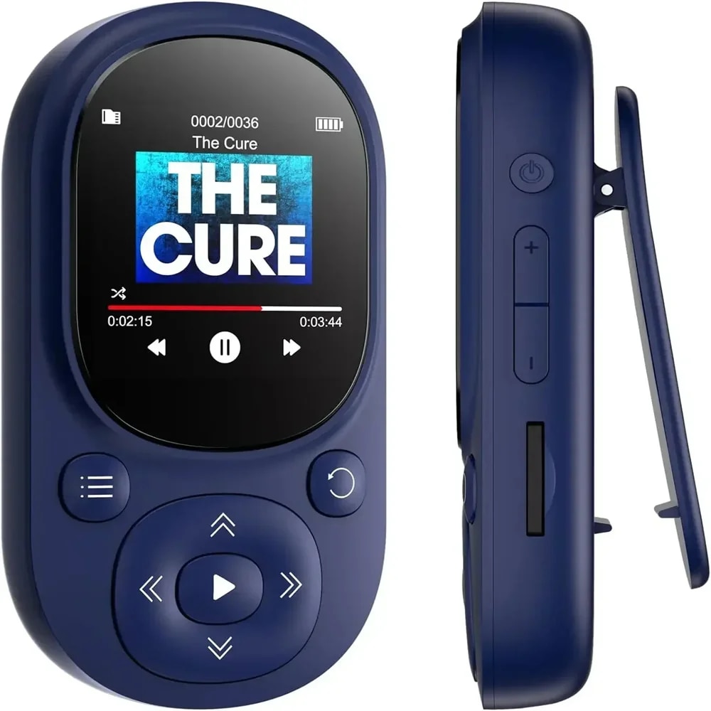 MP3 Player / MP4 Player MP3 Music Player with 32GB Memory Slim Classic Digital LCD 1.44inch Screen Type-c Port with FM Radio
