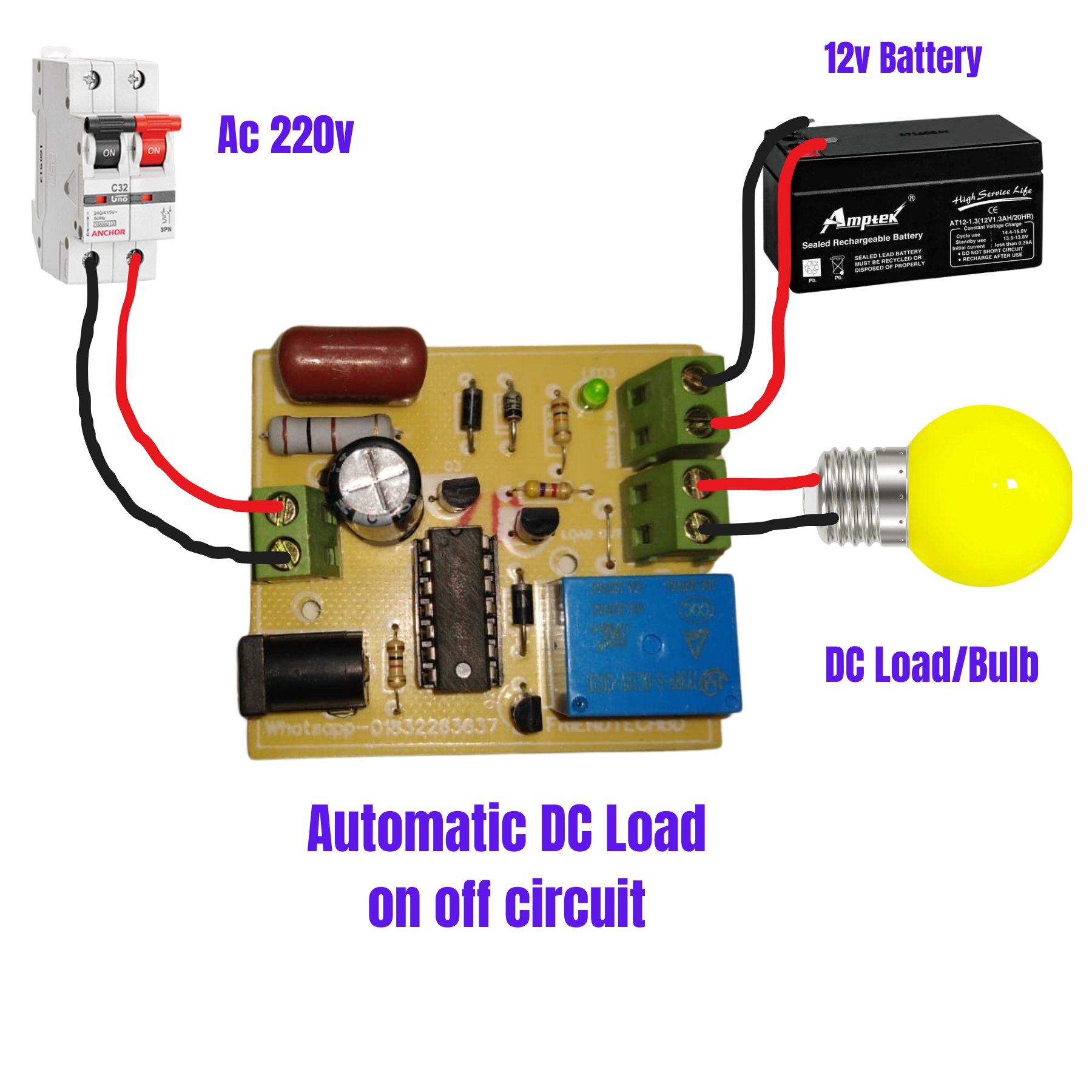 Get the Best Automatic Changeover Switch | AC DC Line Changer & AC to AC Converter | 220V Changeover Switch for DC Load | AC DC Changeover Circuit & Automatic Switch Module at Daraz. 