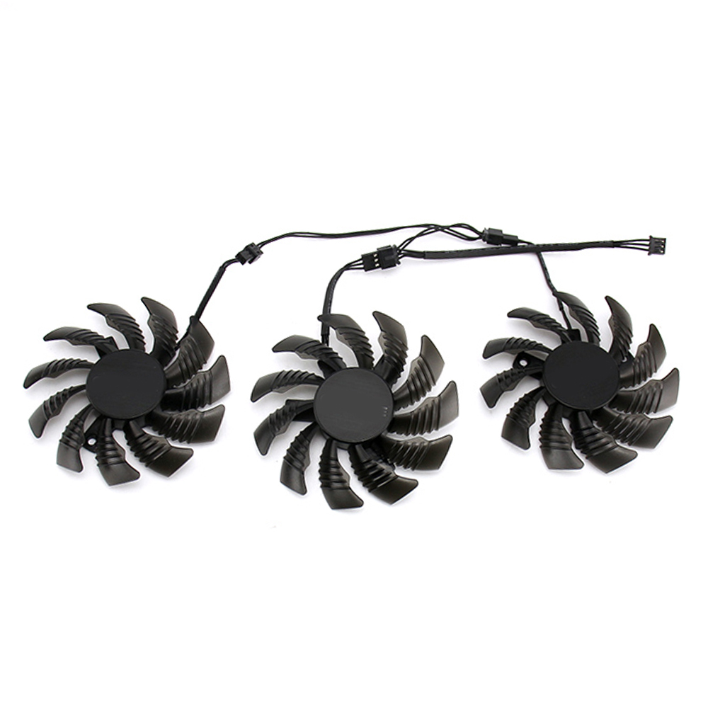 3PCS 75MM PLD08010S12H 3PIN GTX970 GPU FAN for Gigabyte GV-N970WF3OC-4GD GTX970 Graphics Video Card Cooling Fan. 