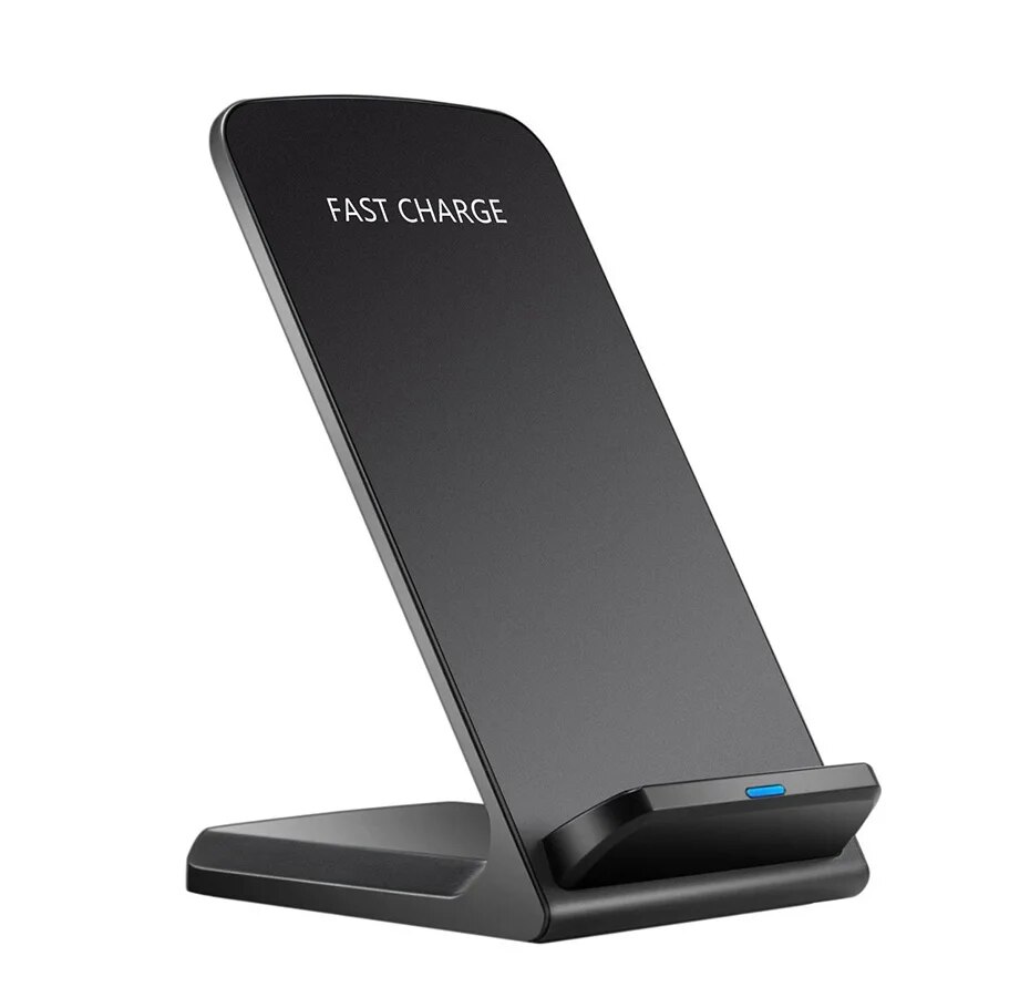 QI 100W Wireless Chargers QC 2.0 Fast Charging for iPhone 10 14 13 12 XR Samsung S22 S10 S7 S8 S9 2-Coils Stand 5V/2A 9V/1.67A. 
