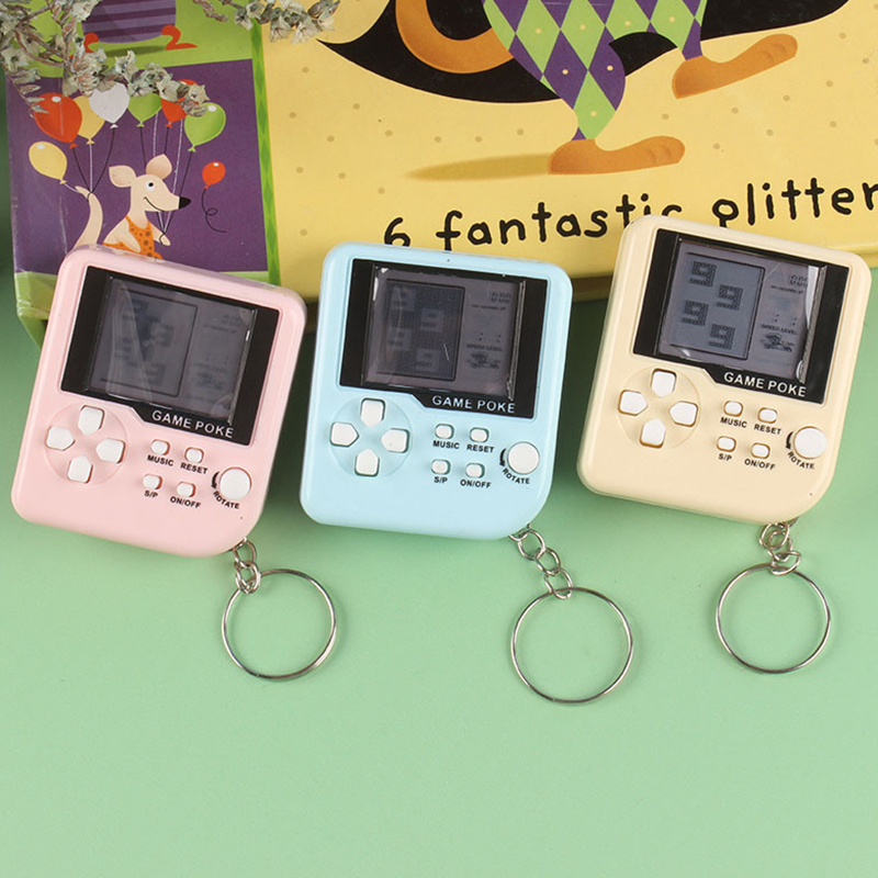 Mini Classic Game Machine Retro Nostalgic Game Console With Keychain console. 